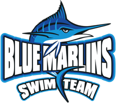 Blue Marlins Swim Team logo